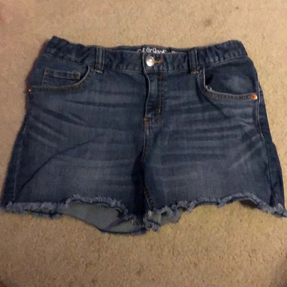 kids denim shorts